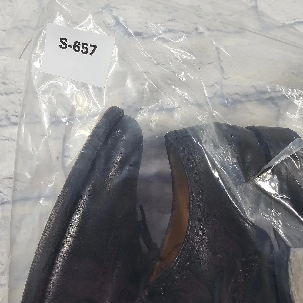 Cole Haan Madison Grand Wingtip Oxford MEN 11.5 Black Leather Brogue Dress Shoes